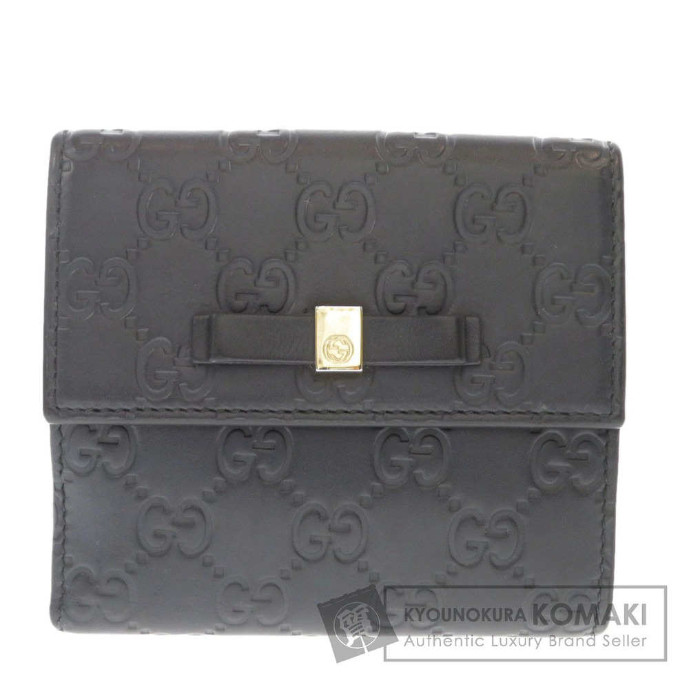 Gucci GG ssima Wallet Bi Shima Leather fold - Picture 2 of 6